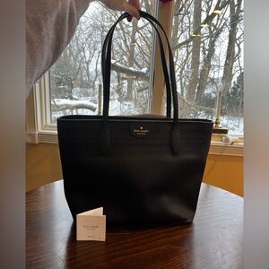 Kate Spade Black Lori Leather Tote Bag Purse